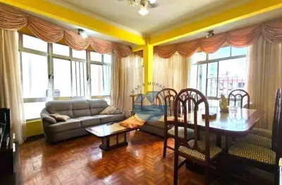 Apartamento 3 quartos, à duas quadras da praia - boqueirão em santos