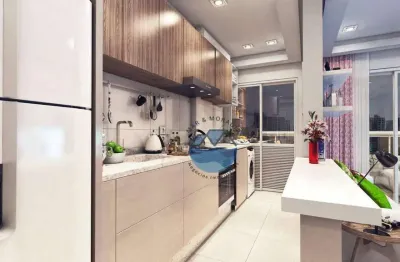 Apartamento com 2 dormitórios à venda, 57 m² por r$ 488.100,00 - canto do forte - praia grande/sp