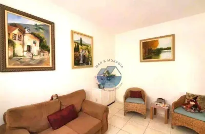 Apartamento aconchegante 2 quartos, à venda - no coração do boqueirão em santos