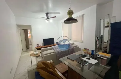 Apartamento com 1 dormitório à venda, 55 m² por r$ 330.000,00 - centro - são vicente/sp