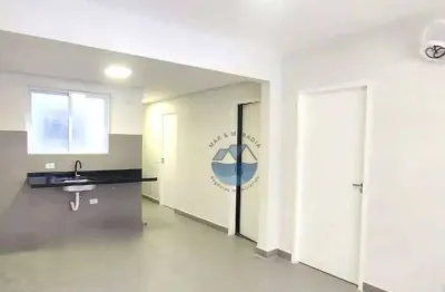 Oportunidade apartamento modernizado no térreo à venda, 2 quarto - boqueirão em santos