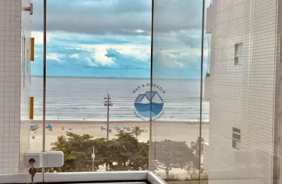 Apartamento venda -  frente mar – 3 quartos – varanda – 2 vagas  - josé menino – santos