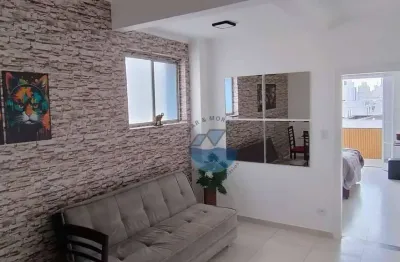 Apartamento com 1 dormitório à venda, 50 m² por r$ 499.000,00 - boqueirão - santos/sp