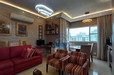 Apartamento com 2 dormitórios, 67 m² - venda por r$ 650.000,00 ou aluguel por r$ 6.500,02/mês - gonzaga - santos/sp