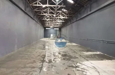 Galpão para alugar, 560 m² por r$ 19.053,16/mês - valongo - santos/sp