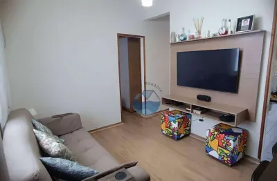 Apartamento com 2 dormitórios à venda, 59 m² por r$ 365.000,00 - embaré - santos/sp