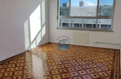 Apartamento com 2 dormitórios para alugar, 120 m² por r$ 4.363,63/mês - boqueirão - santos/sp