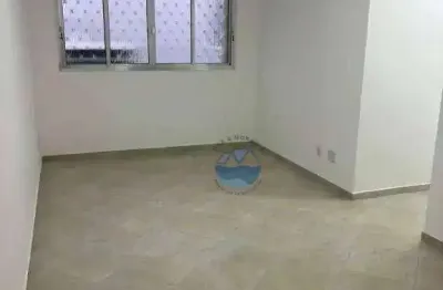 Apartamento com 2 dormitórios para alugar, 70 m² por R$ 2.900,02/mês - Vila Matias - Santos/SP