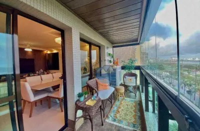 Apartamento para alugar, 106 m² por r$ 13.900,02/mês - gonzaga - santos/sp