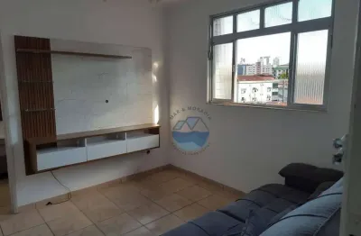 Apartamento com 2 dormitórios para alugar, 65 m² por r$ 2.700,00/mês - marapé - santos/sp