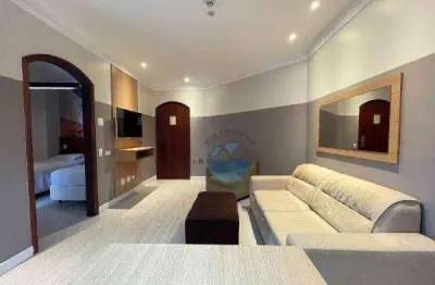 Flat com 1 quarto à venda na Rua Bahia, Gonzaga, Santos