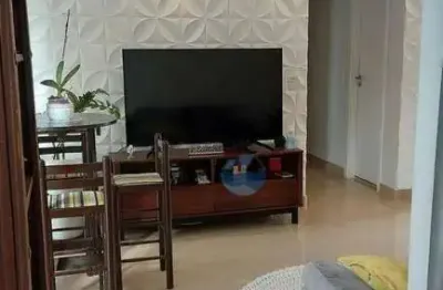 Apartamento com 2 dormitórios à venda, 68 m² josé menino - santos/sp