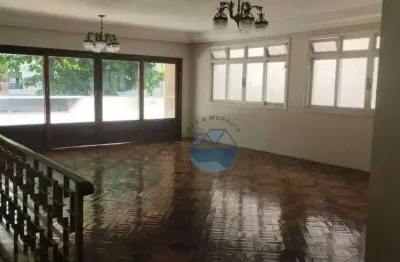 Casa com 4 dormitórios para alugar, 215 m² por R$ 6.916,00/mês - Ponta da Praia - Santos/SP