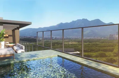 Oportunidade no rio 2: grand quartier, cobertura linear, 4 quartos, projeto excelente