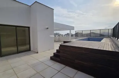 Cobertura no ilha pura, saint michel, 3 quartos + dce, 280m, com piscina e sauna