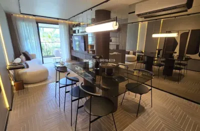 Lançamento no península: apartamento de 3 suítes, 143m, no gran thai, ótima localização, lazer resort