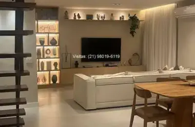 Apartamento na barra da tijuca, peninsula, mandarim, duplex, 2 quartos