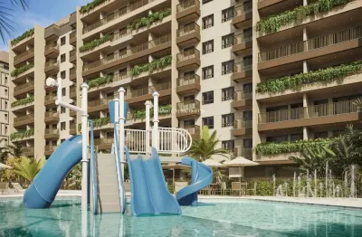 Lançamento, entrada 8%: Apartamento de 2 suítes, Green Park Barra, terreno antigo Extra