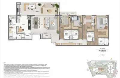 Oportunidade: apartamento na barra da tijuca, cond. concept, 4 suítes, 204m, 3 vagas, lindo lazer