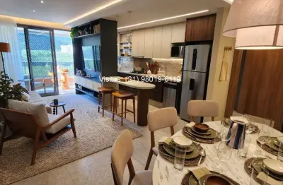 Oportunidade: apartamento na barra, cond. astra, no ilha pura, 2 quartos, sinal de 10%, lazer lindo