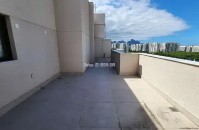 Cobertura na barra olímpica, no like, 3 quartos, lindo lazer, com transporte até o metrô