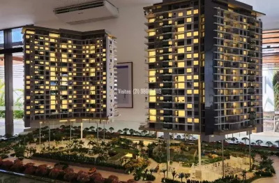 Lançamento: apartamento de 2 suítes, na barra, icon golf, 79m², ao lado do golf e mar