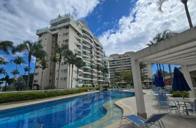 Apartamento no recreio, barra sunday, 3 quartos, sendo 2 suítes, nascente, com armários e lazer completo