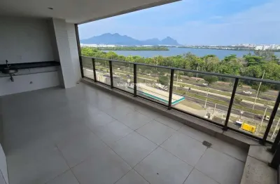 Apartamento no Ilha Pura, Saint Michel, 4 suítes, 160m, 7º andar, vista lagoa, lindo lazer