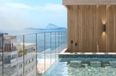 Apartamento no Leblon, Condomínio GUILHEM, Construtora MOZAK, com lazer e piscina vista mar