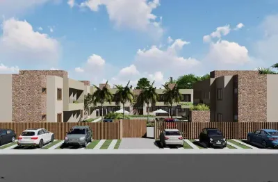Apartamento 2 quartos para venda em camaçari, guarajuba, 2 dormitórios, 1 suíte, 2 banheiros, 1 vaga