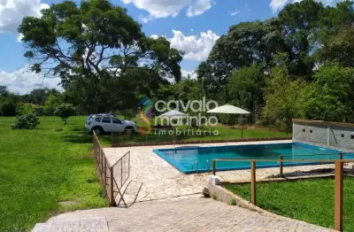Chácara com 4 dormitórios à venda, 12500 m² por r$ 1.300.000,00 - condomínio patrimonial campestre - ribeirão preto/sp