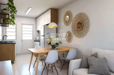 Casa à venda com 2 quartos e 1 vaga, 58m² - parque das gaivotas.