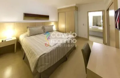 Apartamento flat à venda - 1 suíte, 1 vaga - 46m² - hotel mont blanc premium - ribeirânia - ribeirão preto - sp