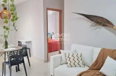 Apartamento térreo à venda de 2 quartos, 65m² - Residencial Cromo - Jardim Ouro Branco.