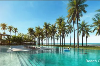 Apartamento 59m², 02 quartos beira mar de carneiros, oportunide de investimento