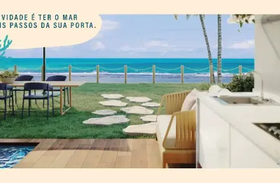 02 quartos pé na areia, frente mar, 89m², ultima unidade