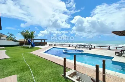 Casa pé na areia de porto de galinhas, 112m², 03 quartos, 02 suítes, mobiliado,