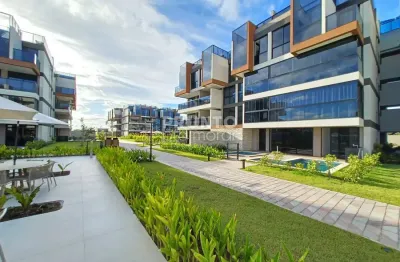Apartamento, 02 quartos, 02 vagas cobertas, 100% mobiliado, beira mar de muro alto