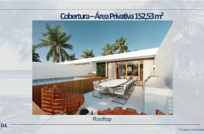 Apartamento, 03 suítes, piscina privativa, cobertura vista mar, com privacidade total