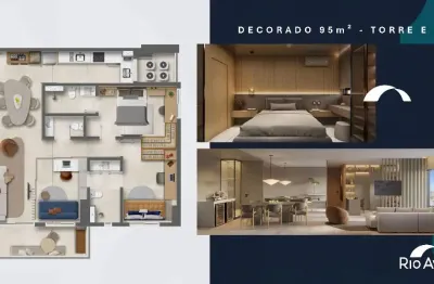 Apartamento, 03 quartos, o1 suíte master, 02 suítes sendo canadense, 02 vagas de garagem