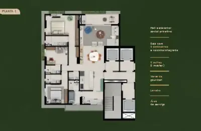 Apartamento, 03 suítes, 145m²,  em uma localização privilegiada em boa viagem