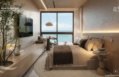 Apartamento, 23m² studio, pé na areia de tamandaré com parcelas de r$ 1.999,00