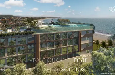 Studio 23m², pé na areia de tamandaré, parcelas de r$ 1.999,00,
