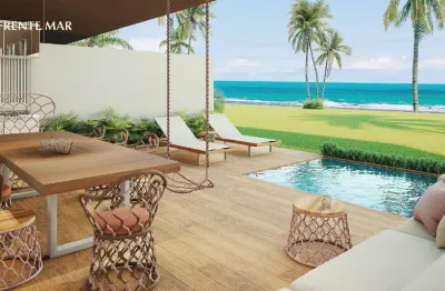 Apartamento, vista piscina pé na areia, 03 quartos, 02 vagas