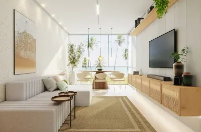 Apartamento, 02 quartos, 02 vagas subsolo, beira mar melhor trecho de mar muro alto