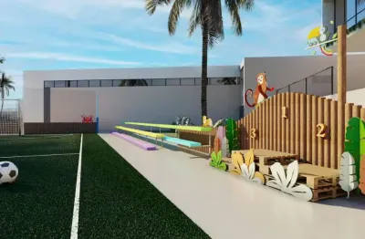 Apartamento, pé na areia de muro alto, studio com 01 vaga subsolo