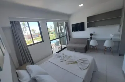 Apartamento, mobiliado em muro alto, 01 quarto imóvel pronto