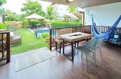 Casa beira mar com piscina privativa, toda mobiliada, em carneiros