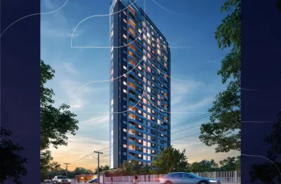 Apartamento, 02 quartos em boa viagem, com varanda vista mar