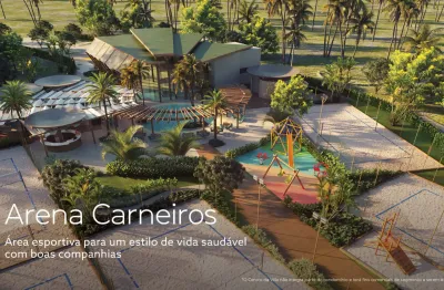 Apartamento, vista piscina com lazer impecável, serviços de praia